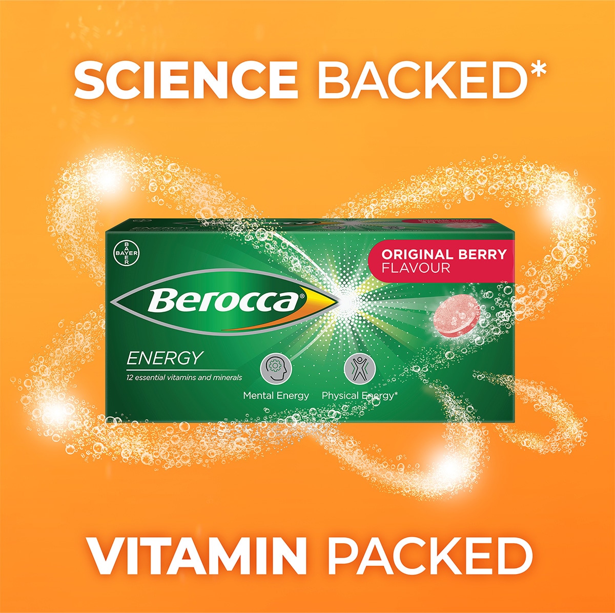 Berocca Energy Effervescent Original Berry